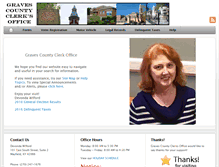 Tablet Screenshot of gravescountyclerk.com